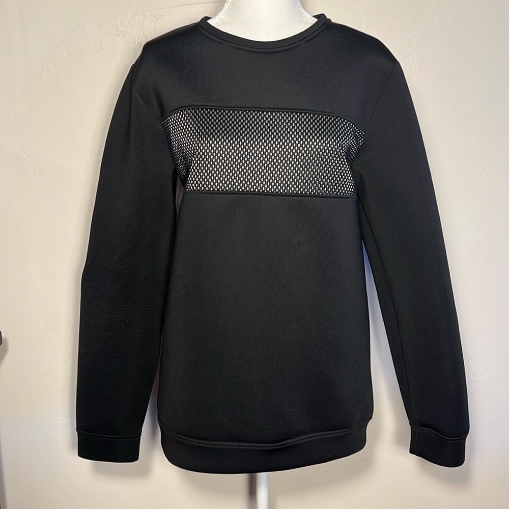 Koton Black Scuba Unisex Sweatshirt Large
